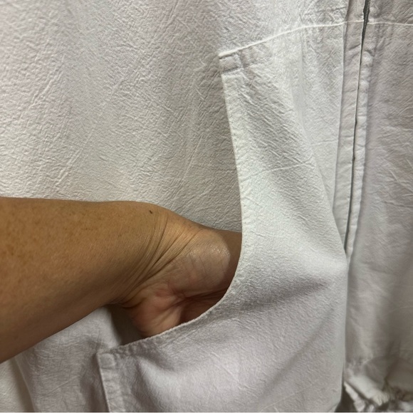 Cottonseed Pirates Will Work for Rum Full Zip White Hooded Jacket Mens XL - Picture 7 of 11